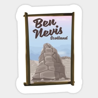 Ben Nevis Scotland Sticker